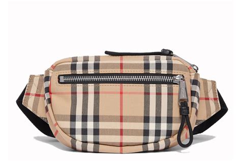 Burberry Cannon Bum Bag Vintage Check Small Archive Beige